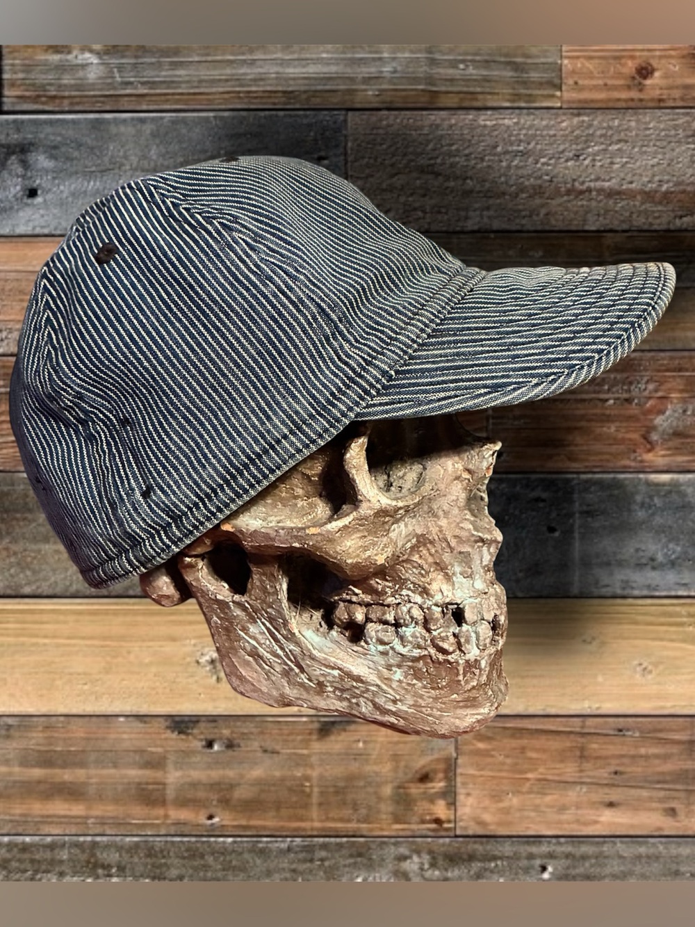 🔥NWOT🔥DOUBLE RL RALPH LAUREN RRL HICKORY STRIPE HAT- LRG (59cm)